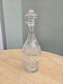 Large Vintage Waterford Crystal Spirit Decanter