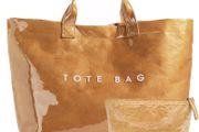 Brand New RUNSOON Large Handle Bags Kraft Paper PVC Women's Handbags