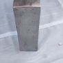 Large Modernist Polished Metal flower vase Image 5