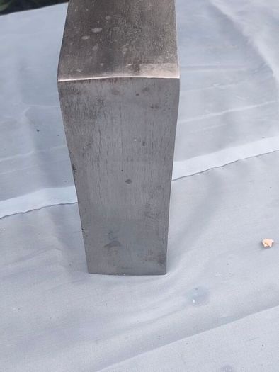 Large Modernist Polished Metal flower vase