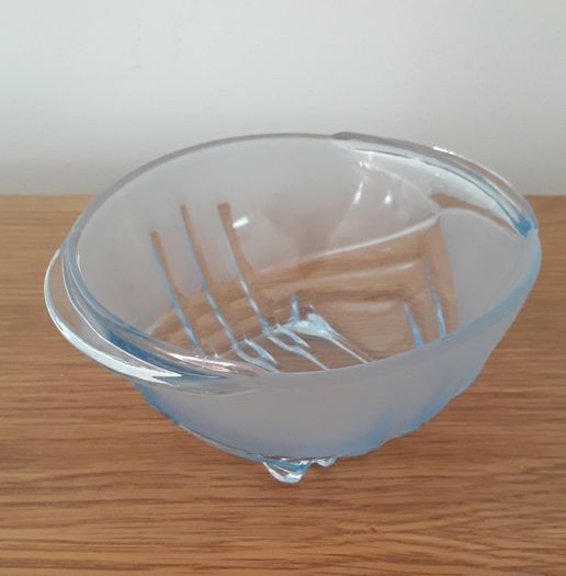 Art Deco - Small - Frosted Glass Dish