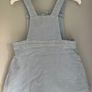 Bardot Junior light blue cord dungaree dress Size 12 -18 mths EUC Image 2