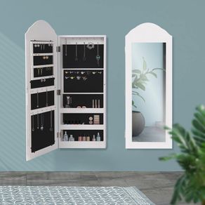 Jewellery cabinet with mirror
