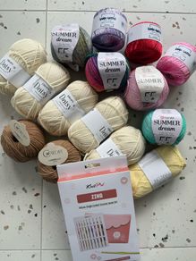Bundle of brand new yarns