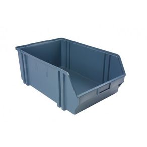 12pcs Art 105 Eurobox Parts Bin Containers - 305w X 408d X 177h , Petrol Blue