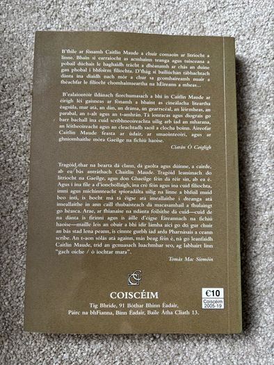 A Collection of Works by the Irish Poet Caitlin Maude