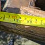 This Antique 19th Century Wooden Single Tree used to connect a Horse or Ox to Farm Equipment. The item features handmade wooden construction with blacksmith-forged iron hook Stage or Movie Props Image 5