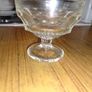 Vintage Stemmed Glass Sundae Bowls x 6 for Sale Image 4