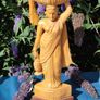 18" Vintage Sandalwood Asian Carving Image 8