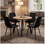 Arvian Extendable Round Dining Table 80-130cm Image 4