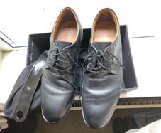 Clarks formal men's shoes, brogues in black size 10