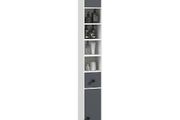 Slim Bathroom Storage Cabinet 180cm