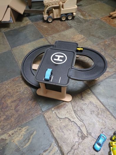 Plan Toys Race n Play parking garage
