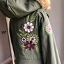 Green parka coat Image 3