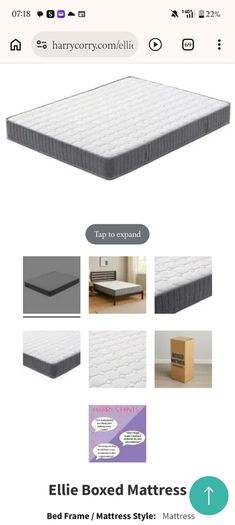 Small Double Mattress (Practically Brand New)