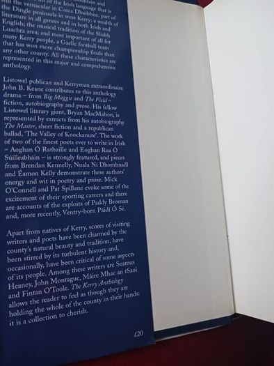 The Kerry  Anthology/ Gabriel Fitzmaurice /1st edition/ 2010