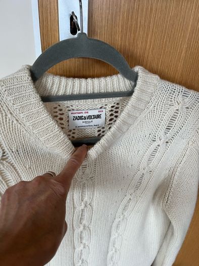 Zadig &Voltaire jumper size XS Fit uk 10/8