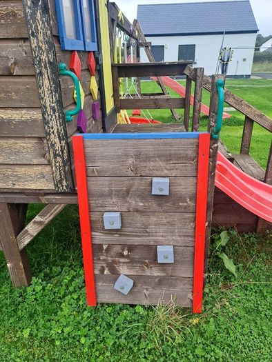 Childrens wooden garden playset large