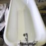 Cast iron bath, sink, toilet and pull chain cister Image 3
