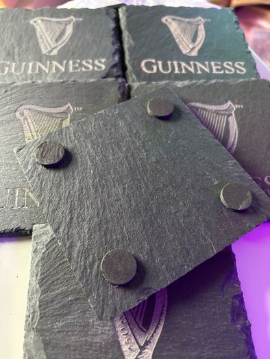 guinness slate coasters