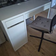 study desk and chair