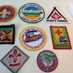 Vintage Collection Of Bsa Boy Scouts Of America and other Cloth Badges Patches Unused