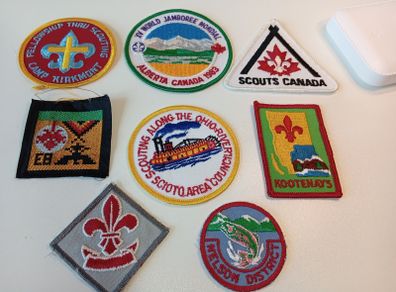 Vintage Collection Of Bsa Boy Scouts Of America and other Cloth Badges Patches Unused