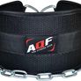 Dip Belt for Weightlifting | Weight Belt with 36" Heavy Duty Steel Chain | Neoprene Padded Back Support Gym Lifting Belt for Powerlifting, Bodybuilding, Exercise, Fitness & Pull ups Workout Image 4