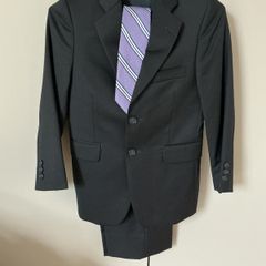 Boys Navy wool suit age 8