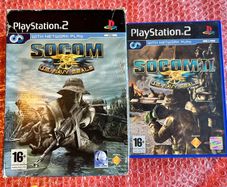 SOCOM 1 and 2 PS2 games including headset