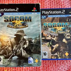 SOCOM 1 and 2 PS2 games including headset
