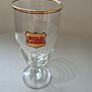 Vintage 1960s Gold Label Barley Wine Stemmed Glasses - Set of 6 Near Mint Image 4