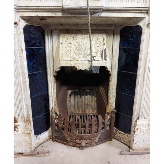 Fireplace Blue Tiles KAS318