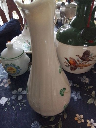 Beleek Jug/Ewer/ Pitcher Shamrock Green 6th Mark