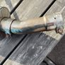 viper racing exhaust carbon fiber oval can with link pipe Image 2