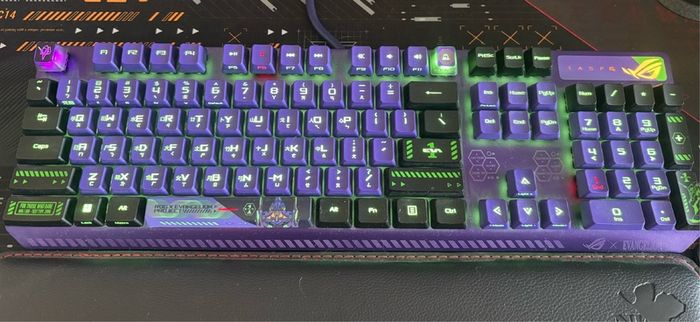 ASUS ROG Evangelion EVA Headset and Keyboard