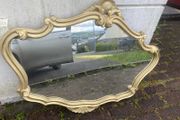 Vintage gold mantle mirror free postage