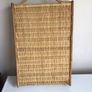 Large Wall hanging Wicker Cane Spice/ Letter Rack Image 3