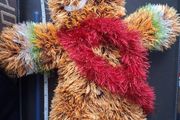 hand knitted gingerbread toy