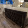 king size grey bed Image 3