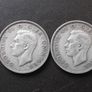 Great Britain. George VI. 2@Silver Shilling (1937) Image 2