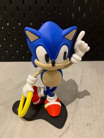 Sonic Knuckles and Shadow 3D Printed Models (Free Postage)