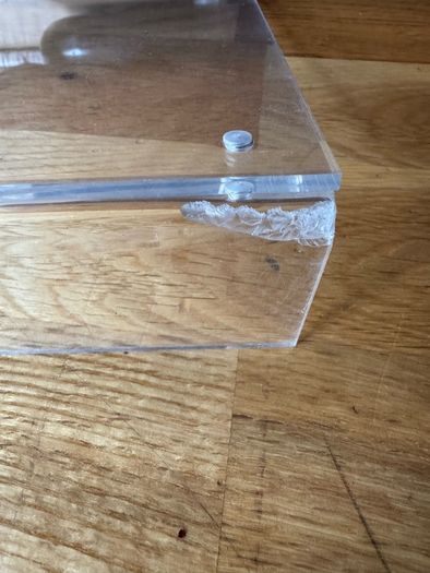 Set of 4 a6 acrylic display standing table set menu advertising