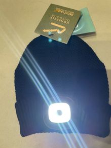 Kids torch beanie hat  4/6 y brand new