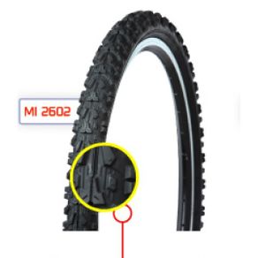 26 2.10 Black Mtb Tread Tyre