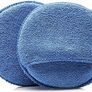 GLASS POLISH 15013 Microfiber Foam Applicator Pad, Soft Foam for Cleaning, Waxing, Buffing, Multi-purpose Sponge Pad | 125 mm | Pack of 2 Image 2