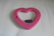 Pink Heart Shaped Bottle Opener for Sale