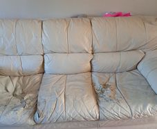 Leather 3 seater sofa for free