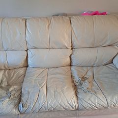 Leather 3 seater sofa for free