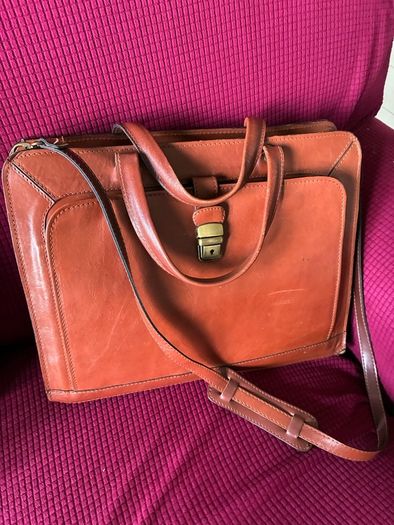 Quality Leather Briefcase/ Laptop Bag